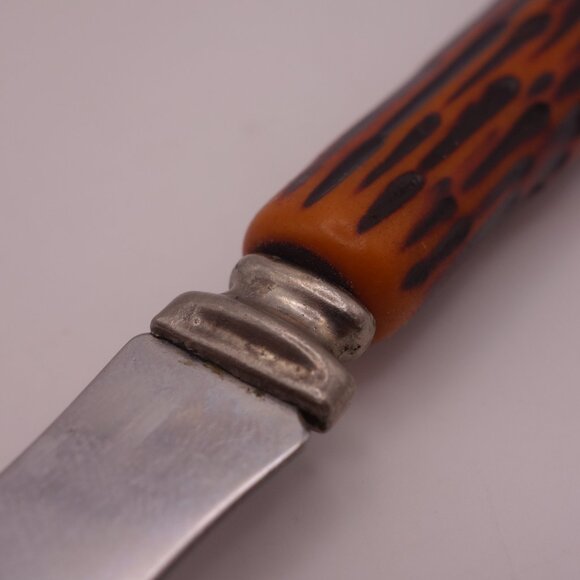 Set of Eight(8) Crown Sheffield Stainless C.S.C. Warranted Cutlery Steak Knives - Picture 8 of 11